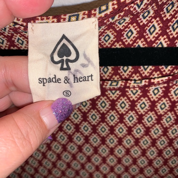 SPADE AND HEART DRESS  (K) - Picture 2 of 4